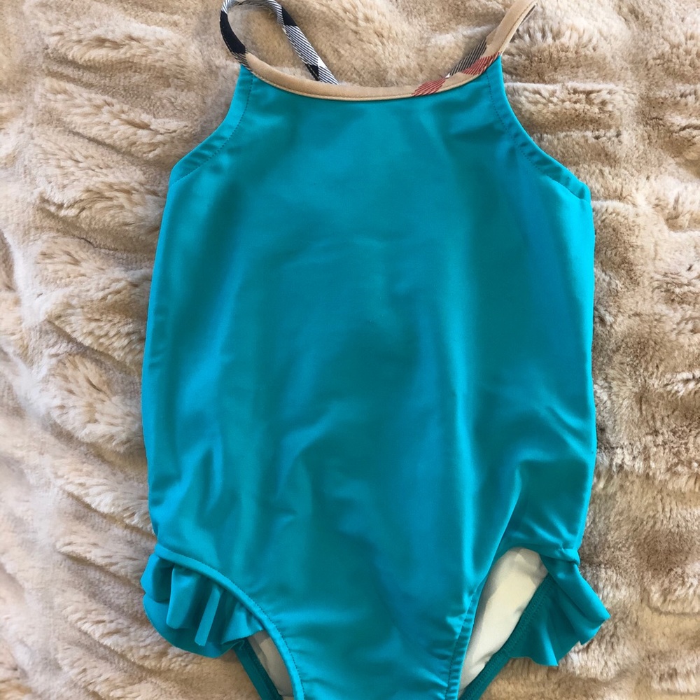 Toddler Girls Burberry Bathing Suit
